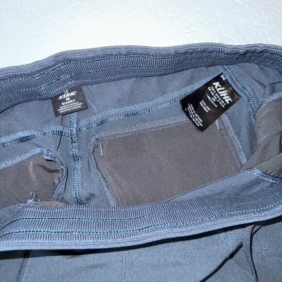 Kuhl Freeflex Move Pants Womens Medium Short Steel Blue Hiking Gorpcore FLAWED - Picture 7 of 10